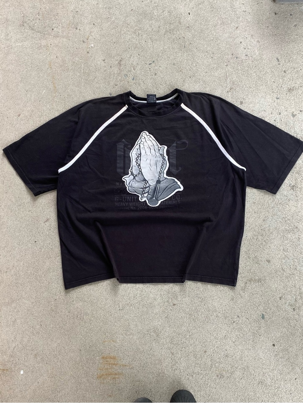 00s G-Unit Prayer Hip Hop Tee Shirt